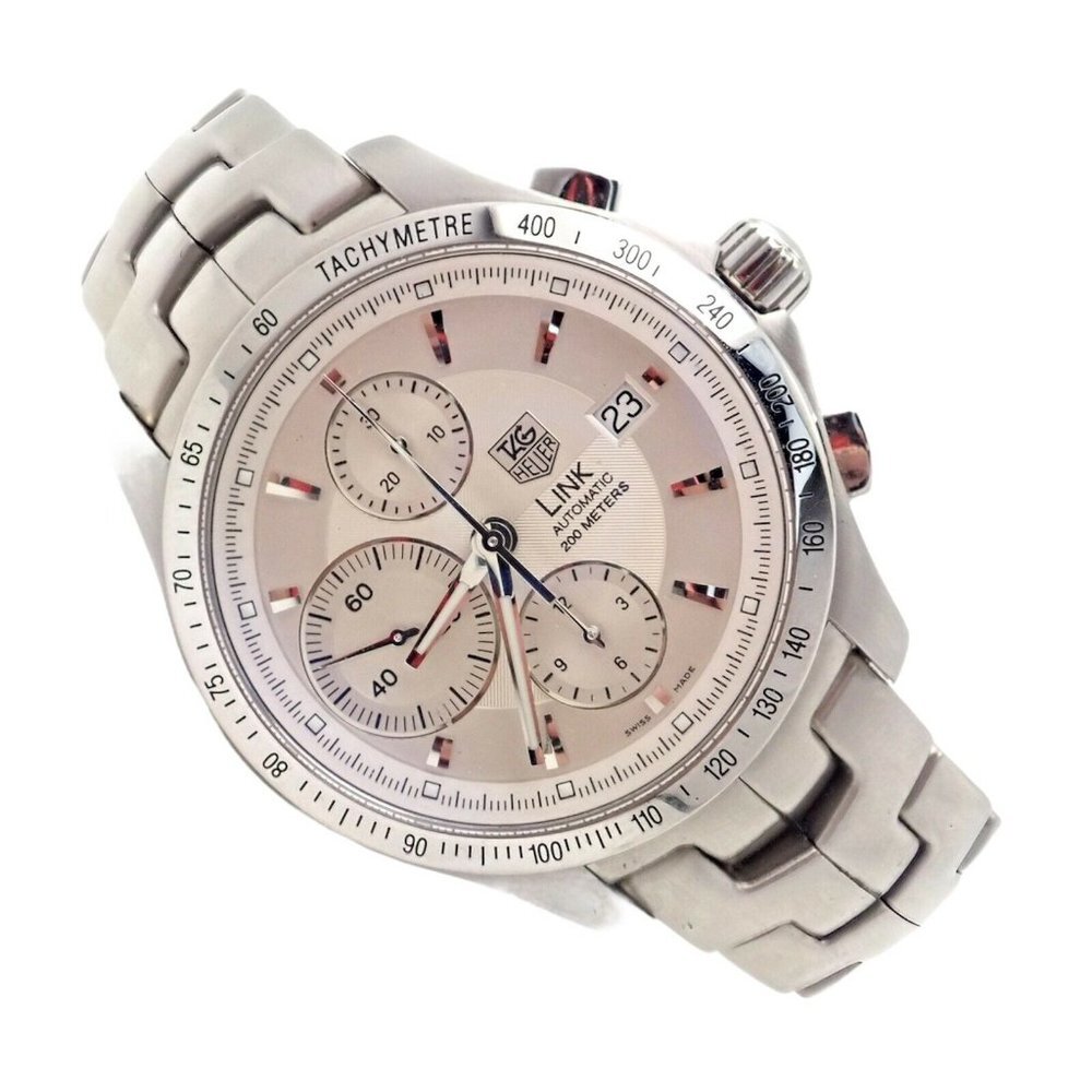Authentic Tag Heuer Link Automatic Calibre 16 CJF2111-0 Exhibition Mens Watch​